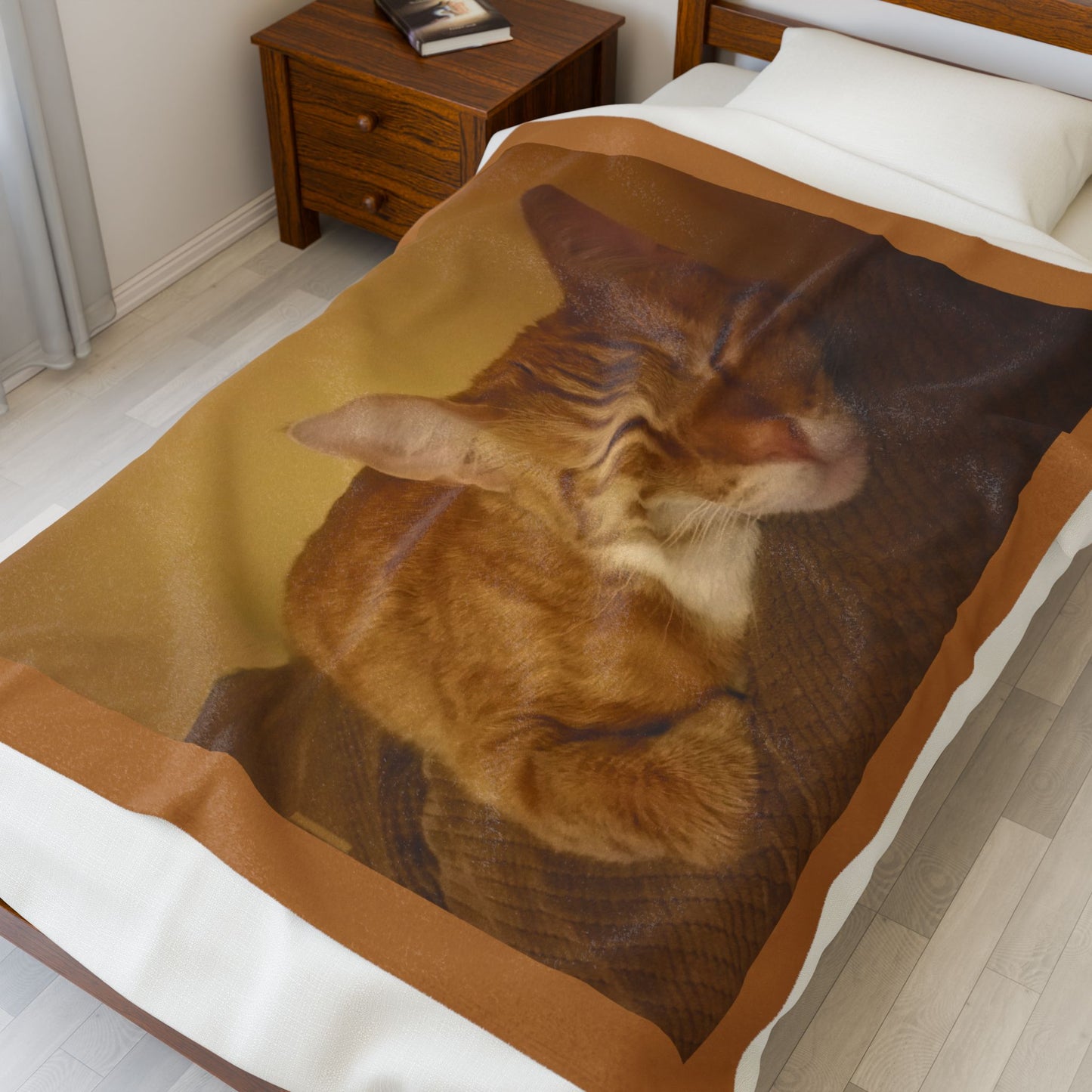 Velveteen Plush Blanket to Keep Your Pet Close