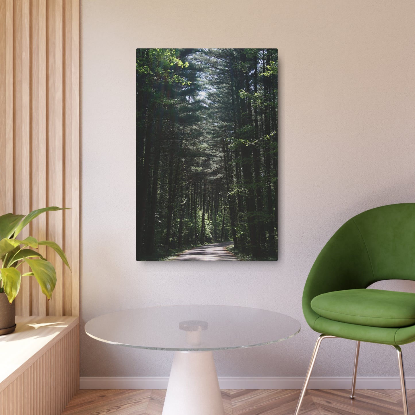 Guiding Light, Forest Path Metal Art Sign, Nature Wall Decor, Outdoor Enthusiast Gift, Rustic Home Decoration, Unique Gift for Nature Lovers