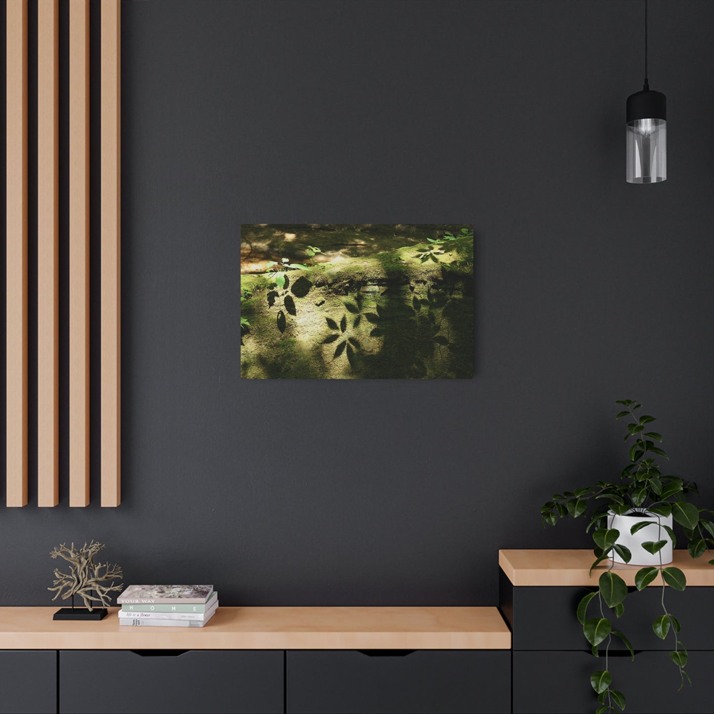 Nature-Inspired Metal Art Sign, Rustic Home Decor, Garden Wall Art, Unique Gift for Nature Lovers, Outdoor Wall Decor, Handcrafted Art, Forest Shadows