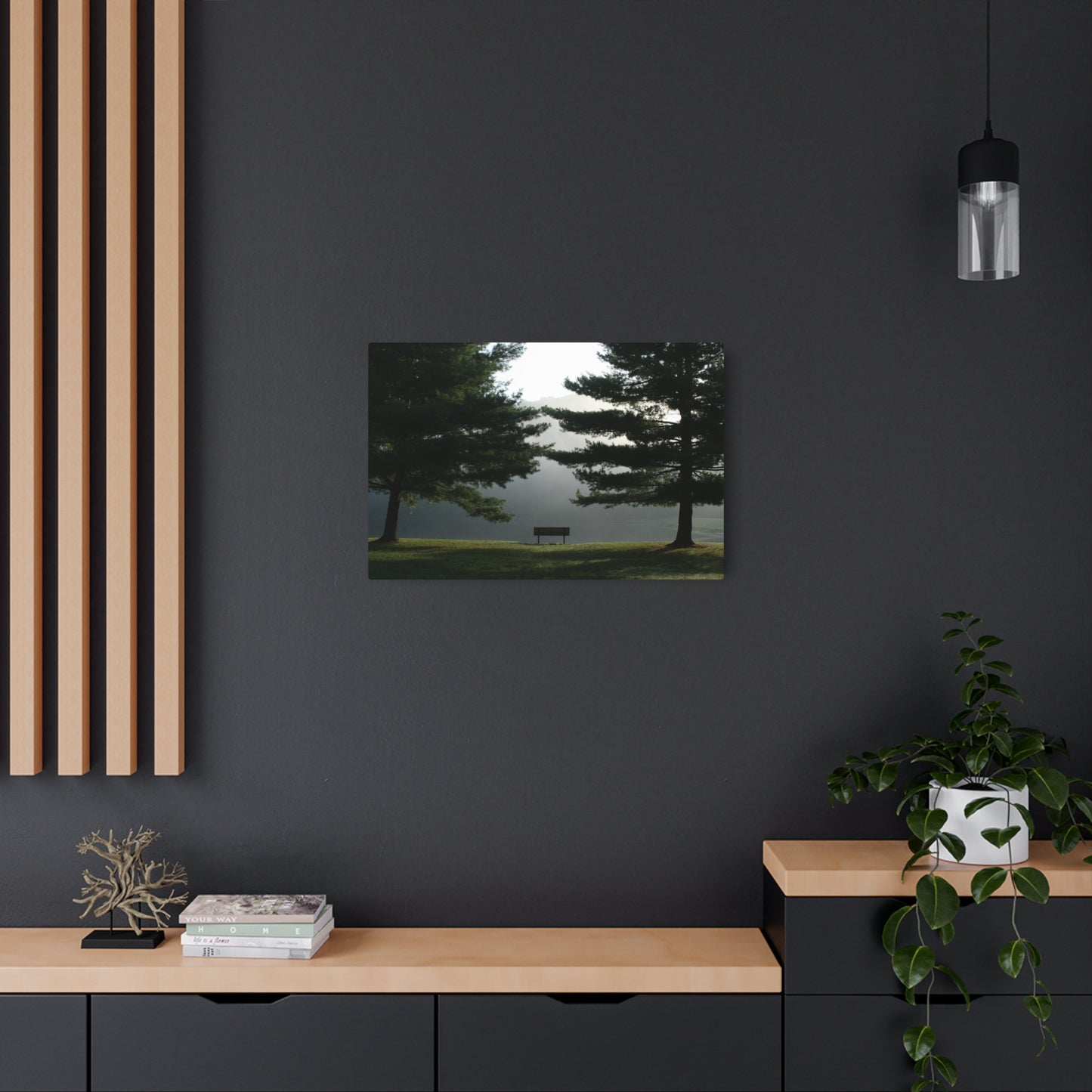 Serenity and Reflection, Metal Art Sign, Nature Wall Decor, Outdoor Enthusiast Gift, Rustic Home Decoration, Unique Gift for Nature Lovers