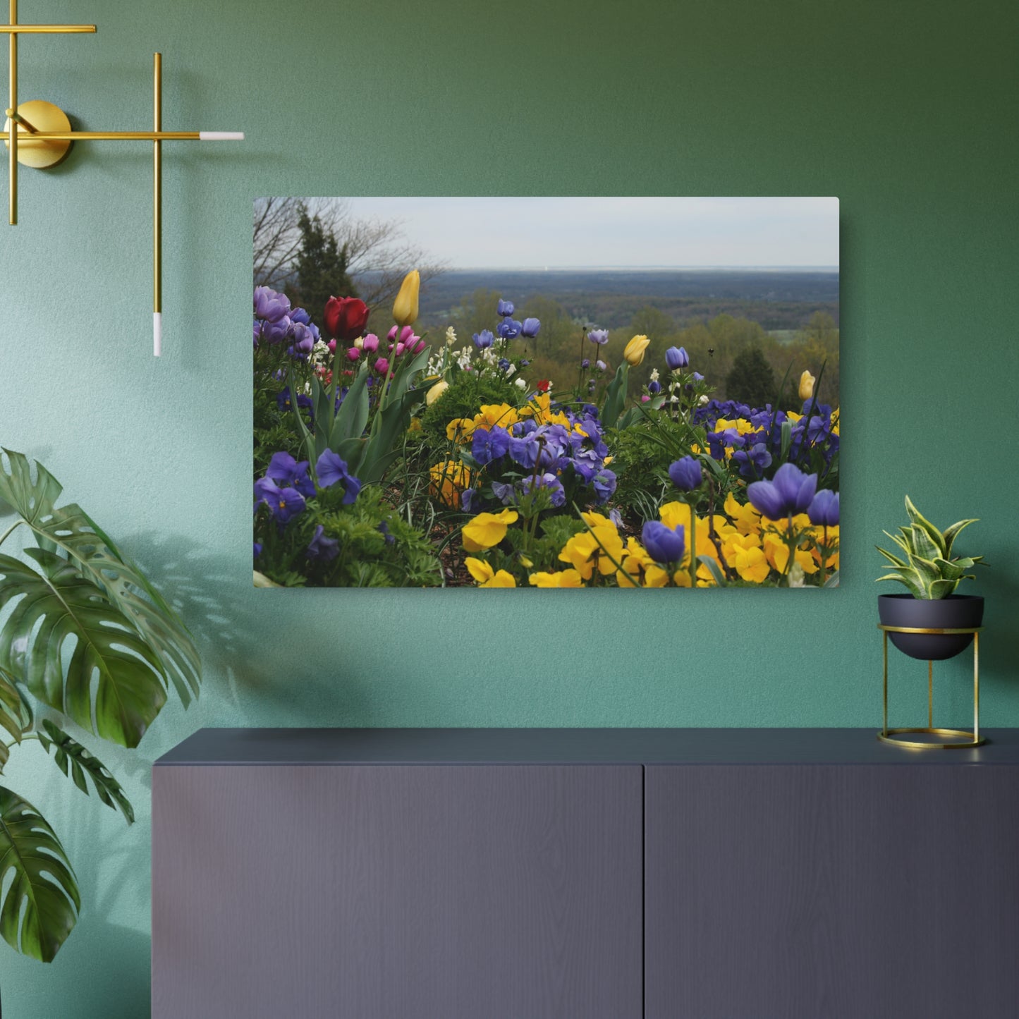 Floral Metal Art Sign, Garden Wall Decor, Outdoor Decoration, Nature Lovers Gift, Home Aesthetic, Spring Decor