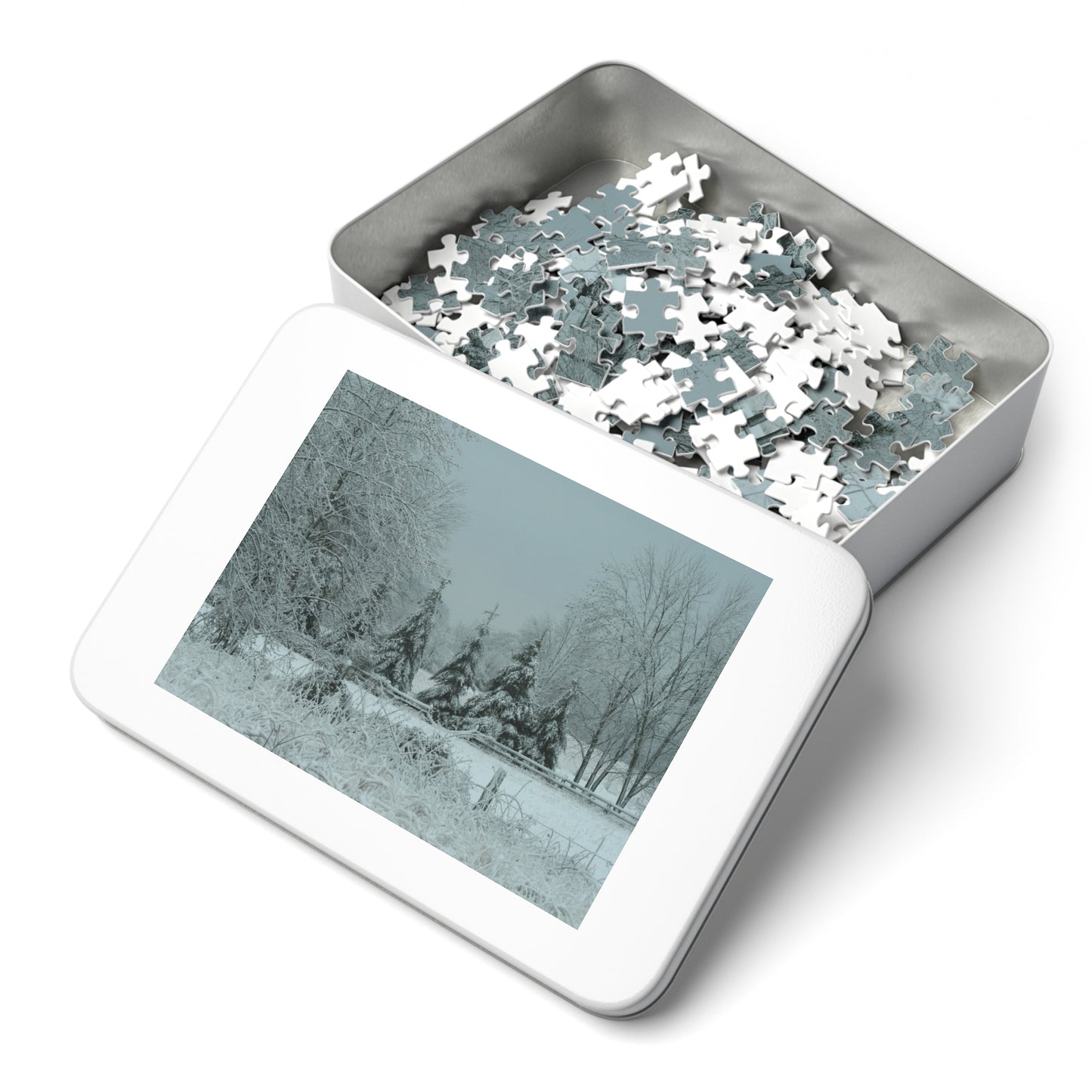 Jigsaw Puzzle with Tin For Family Nights