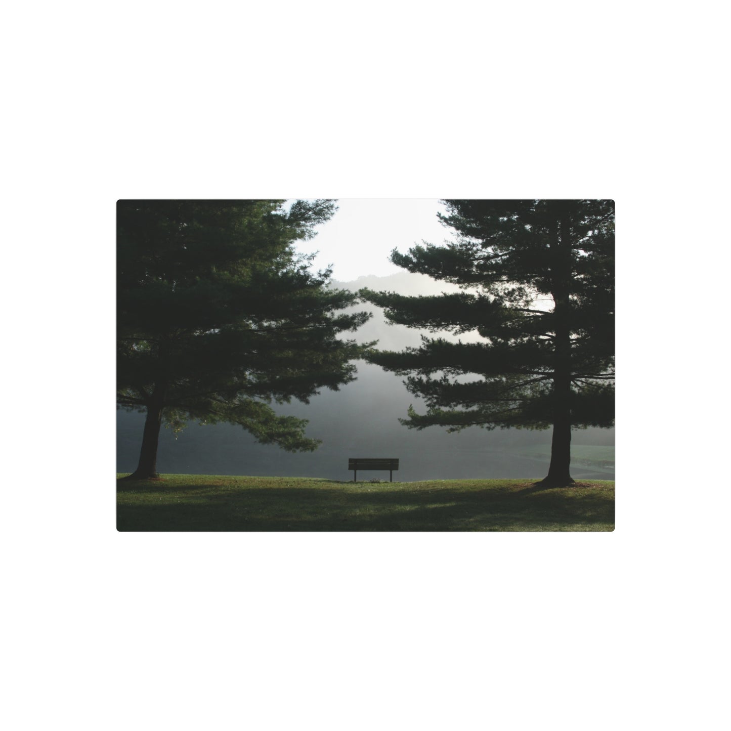 Serenity and Reflection, Metal Art Sign, Nature Wall Decor, Outdoor Enthusiast Gift, Rustic Home Decoration, Unique Gift for Nature Lovers