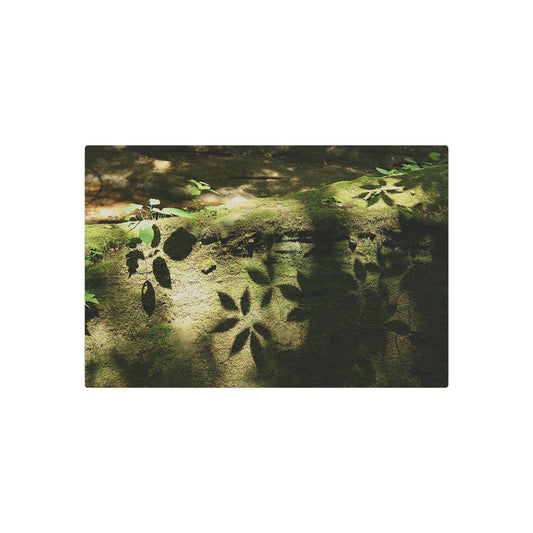 Nature-Inspired Metal Art Sign, Rustic Home Decor, Garden Wall Art, Unique Gift for Nature Lovers, Outdoor Wall Decor, Handcrafted Art, Forest Shadows