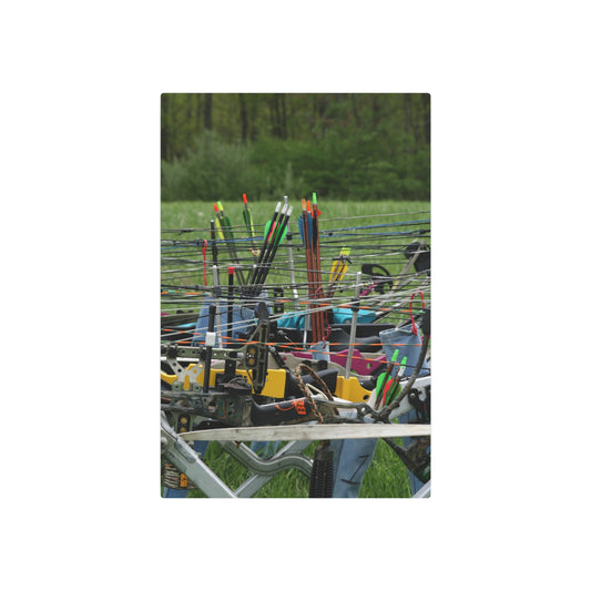 Rustic Metal Art Sign for Archery Lovers, Gift for Hunters, Unique Archery Wall Art