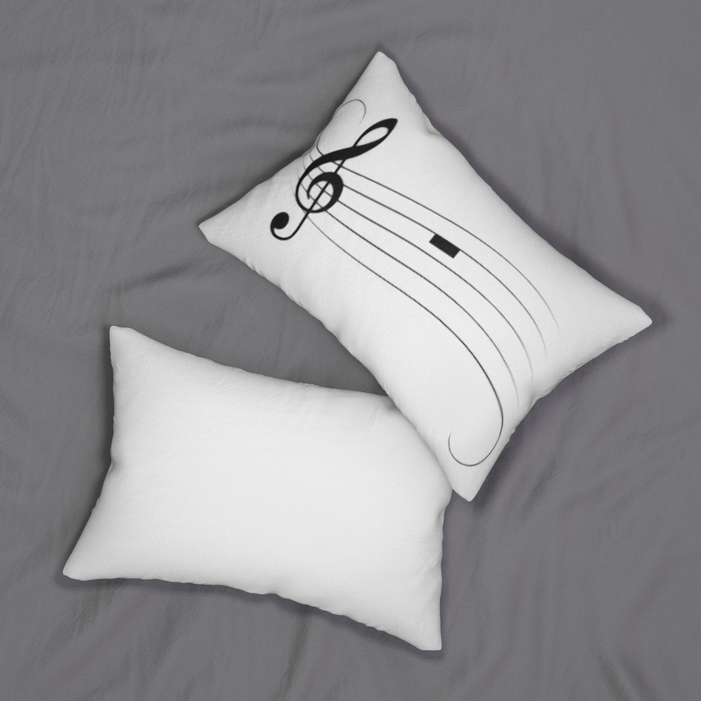 Spun Polyester Lumbar Pillow Music Rest