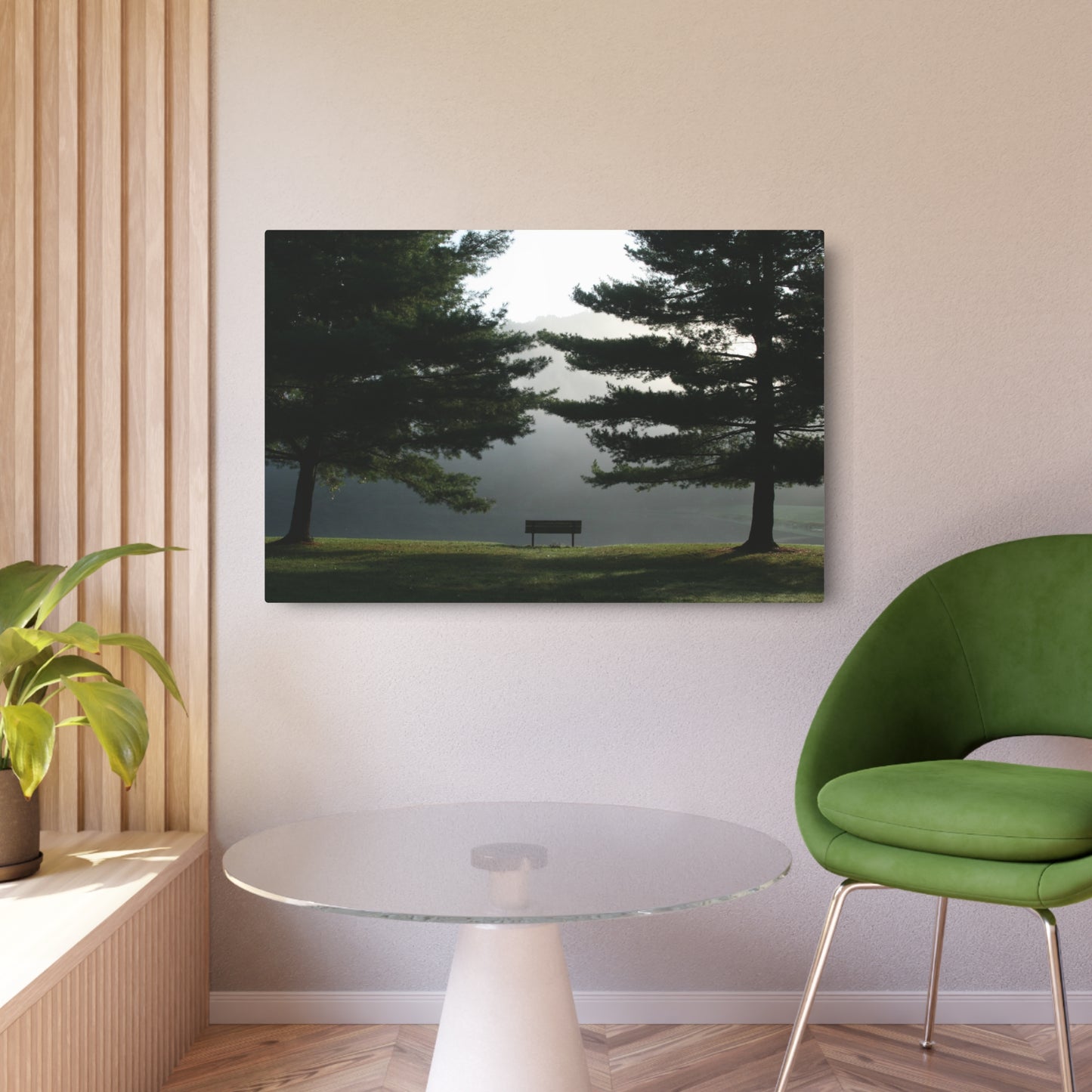 Serenity and Reflection, Metal Art Sign, Nature Wall Decor, Outdoor Enthusiast Gift, Rustic Home Decoration, Unique Gift for Nature Lovers