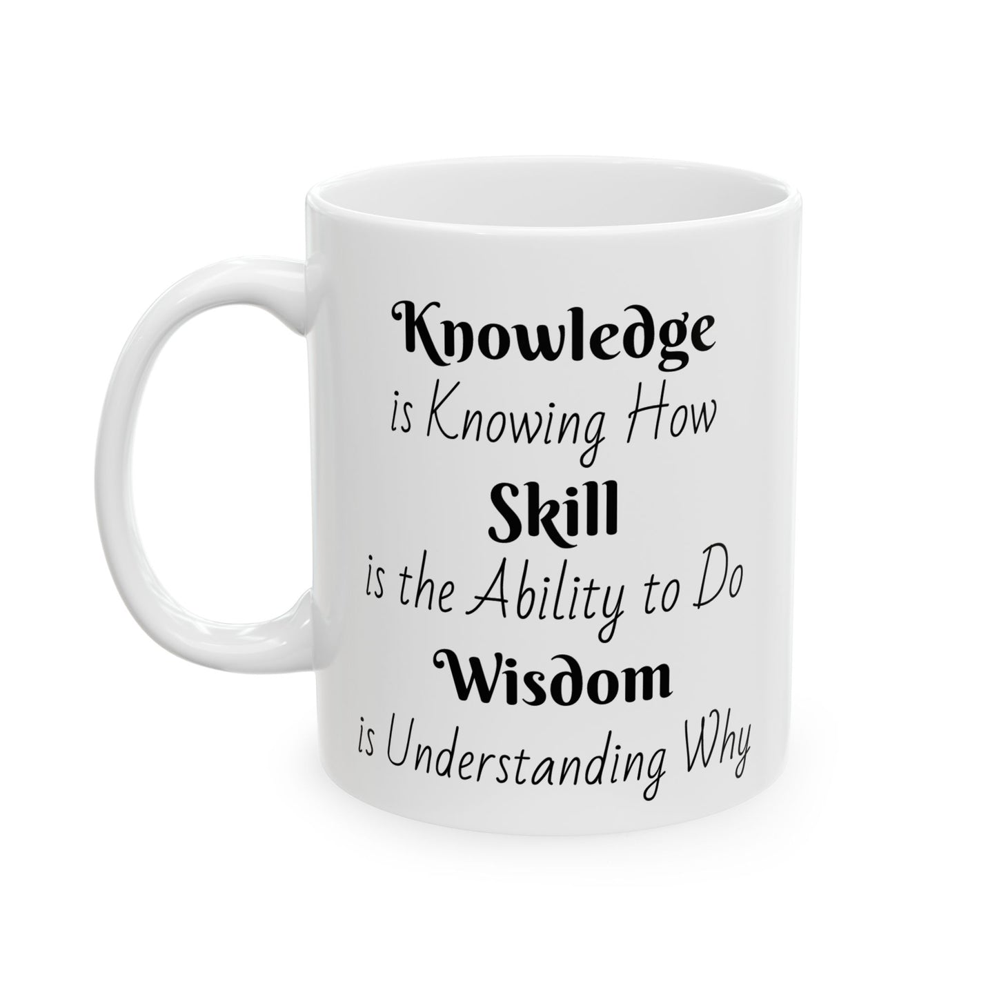 Ceramic Mug - Inspirational Quote about Why We Work